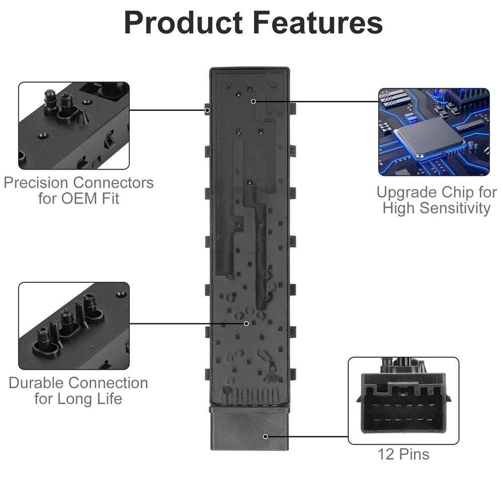 Larlansz front passenger seat switch durability detail shows robust build