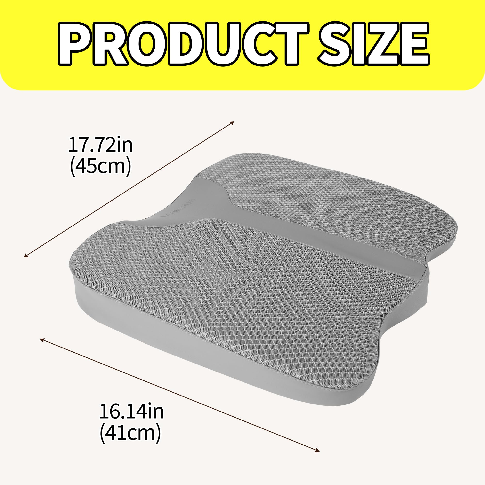 LARROUS driver height increase up to 2 inches for better visibility.
