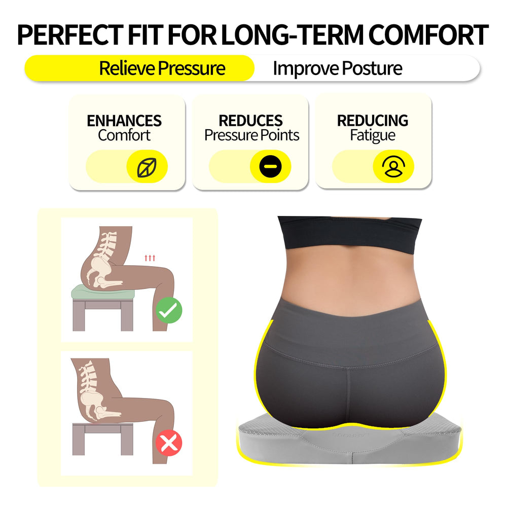 LARROUS memory foam core detail highlighting soft, supportive interior.