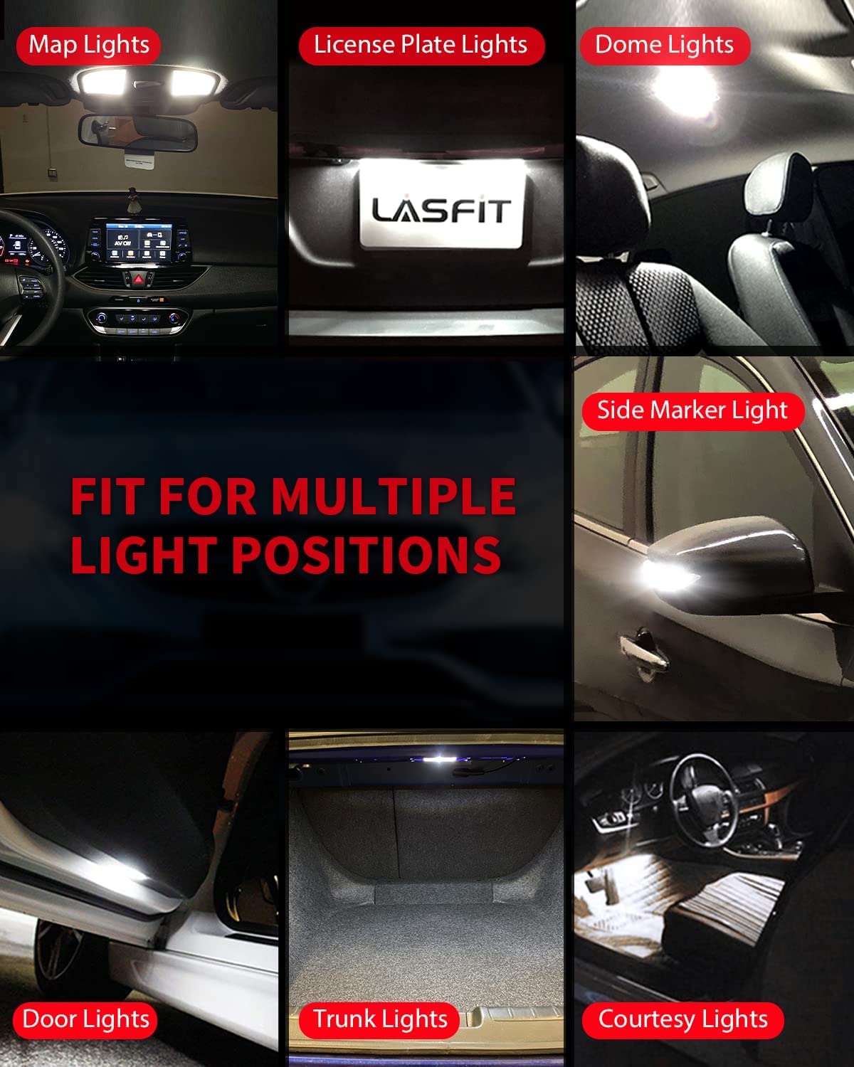 LASFIT 194 LED bulb for door light brightens entryway at night