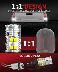 Plug-and-play LASFIT reverse light for Tacoma installation