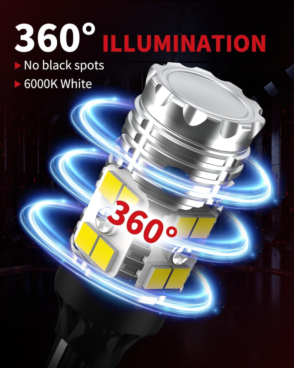 LASFIT 921 LED back-up bulb designed for long life in Tacoma rear lighting
