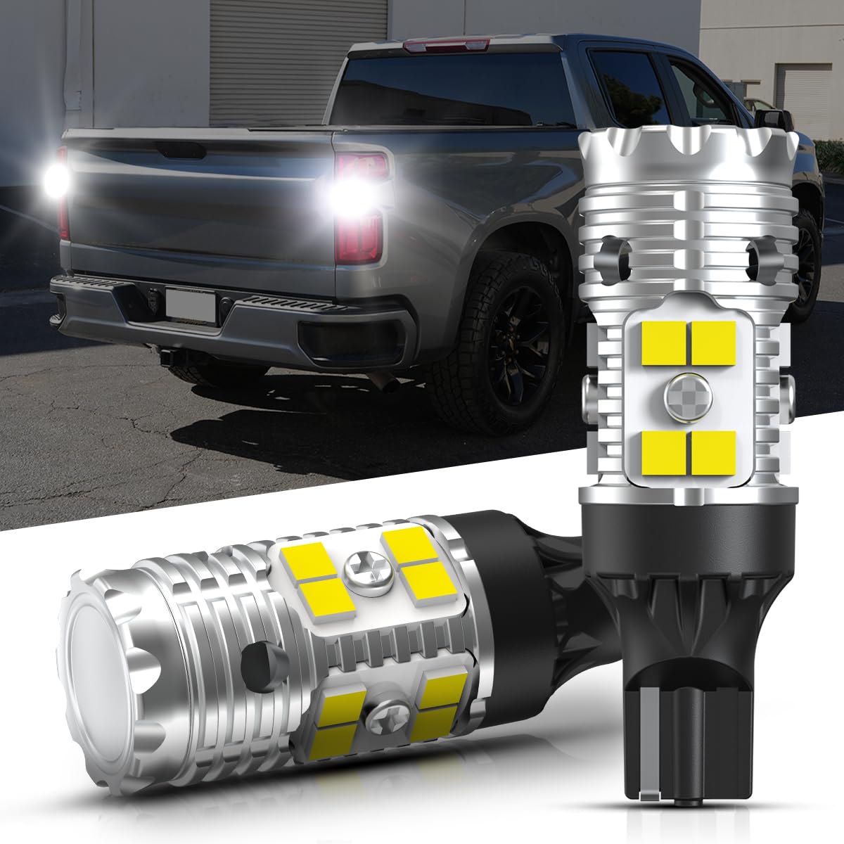 LASFIT 921 W16W backup light packaging for Silverado upgrade