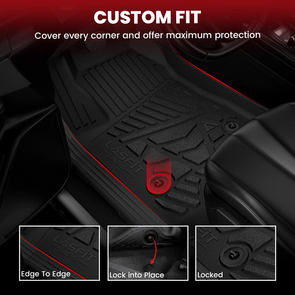 LASFIT all-weather floor mats protegen el interior de tierra y humedad