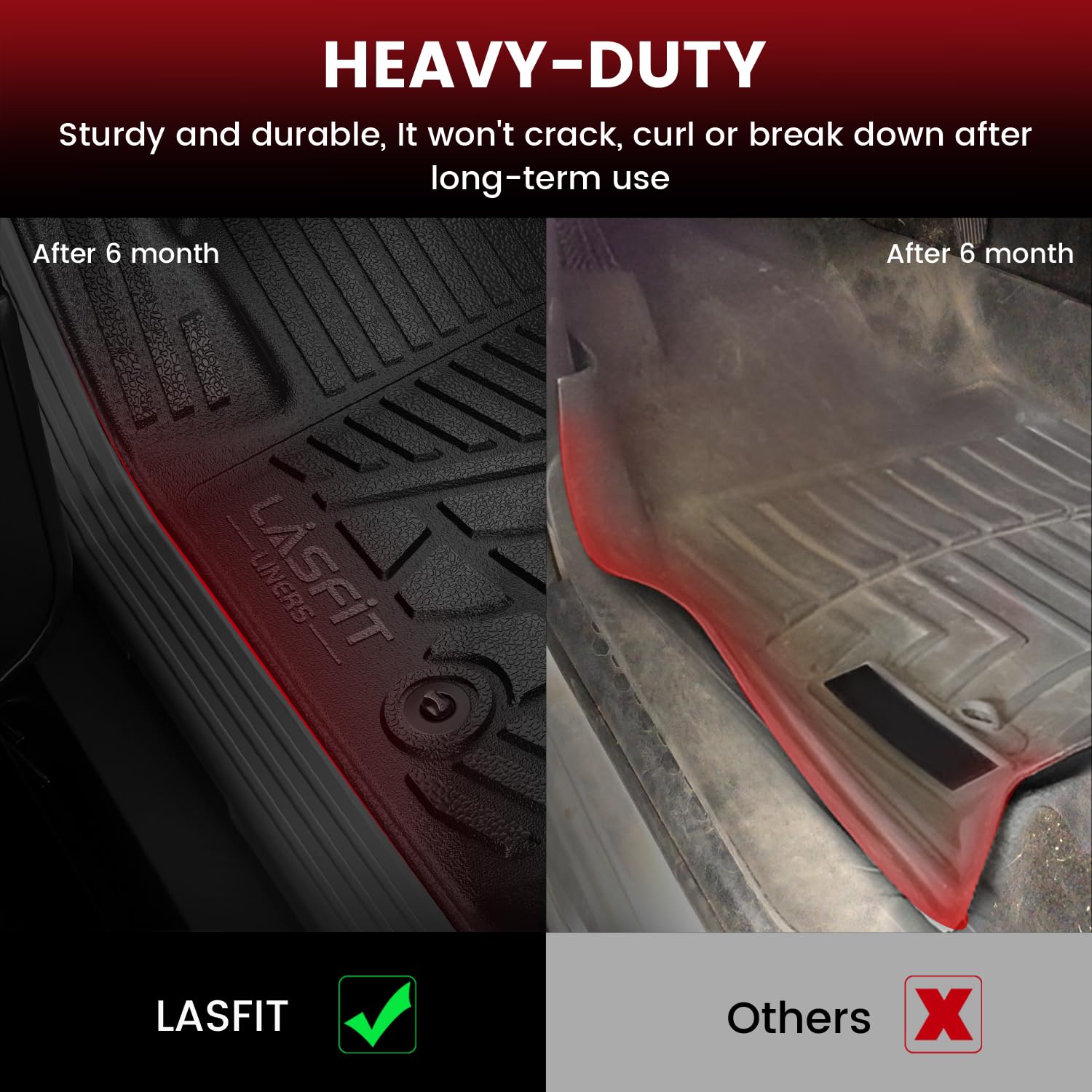 LASFIT all-weather protection for Escalade ESV shields floors from mud, salt, and heat.