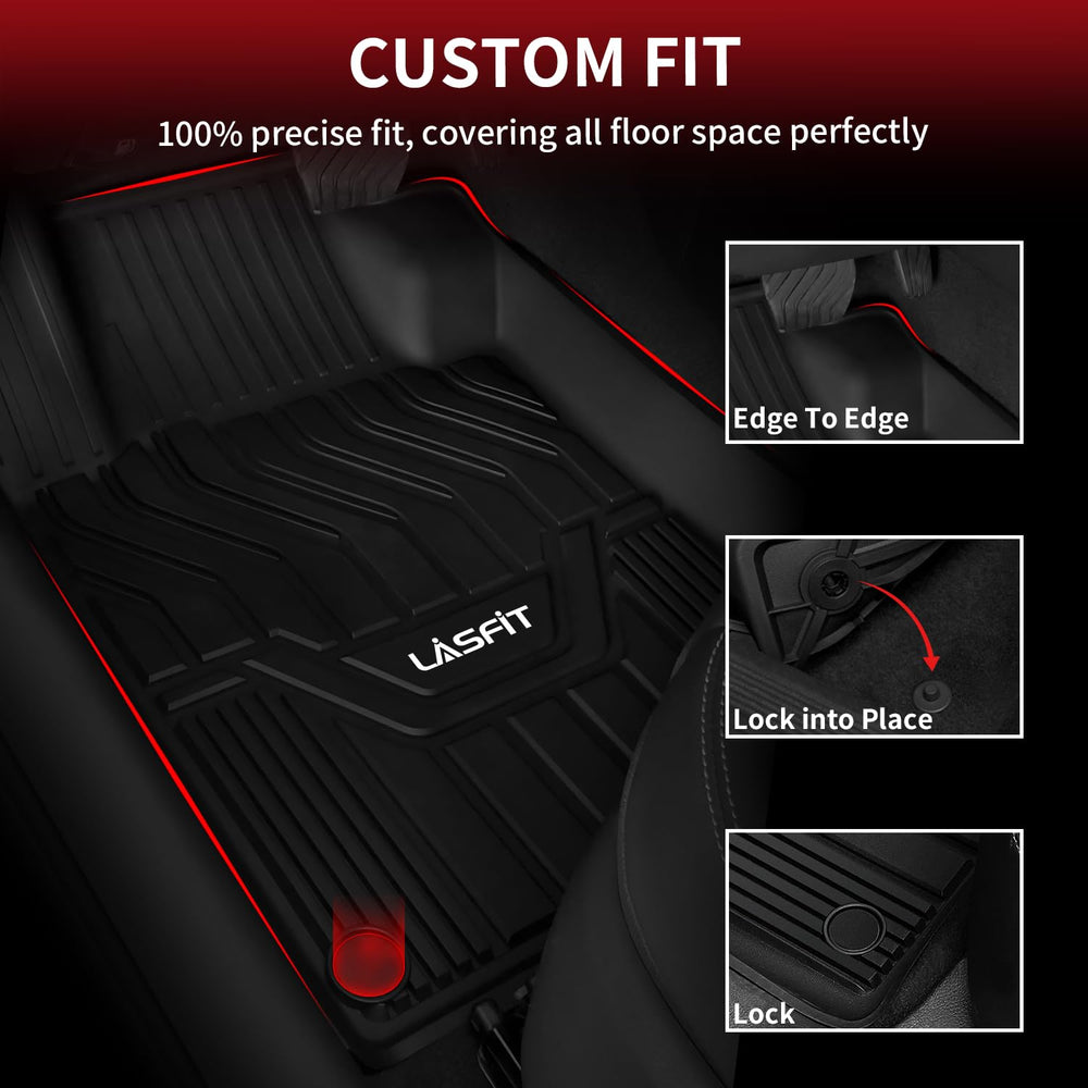 LASFIT Altima mats, 1st row, offer precise fit and easy cleanup after commutes.