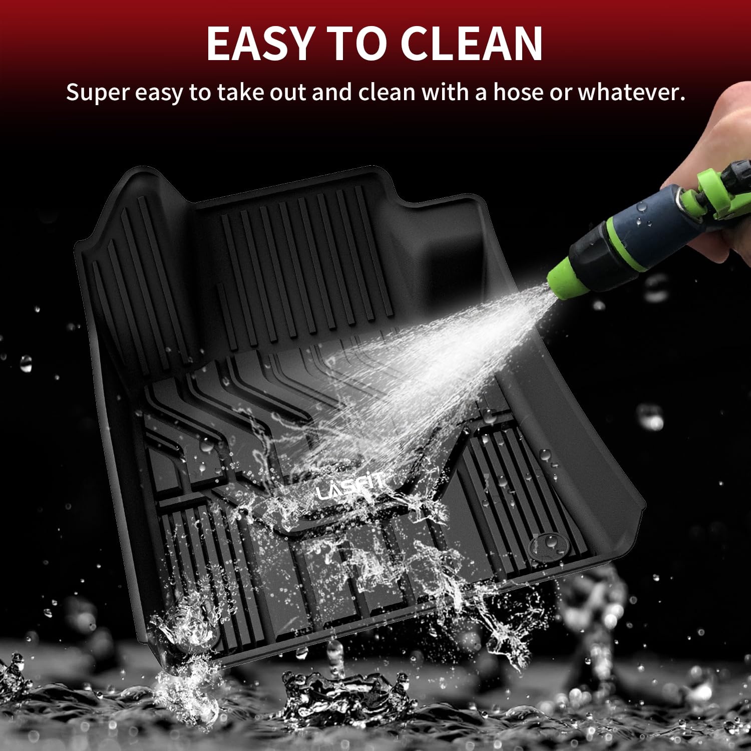LASFIT Altima mats are easy to wipe clean, saving time on maintenance.