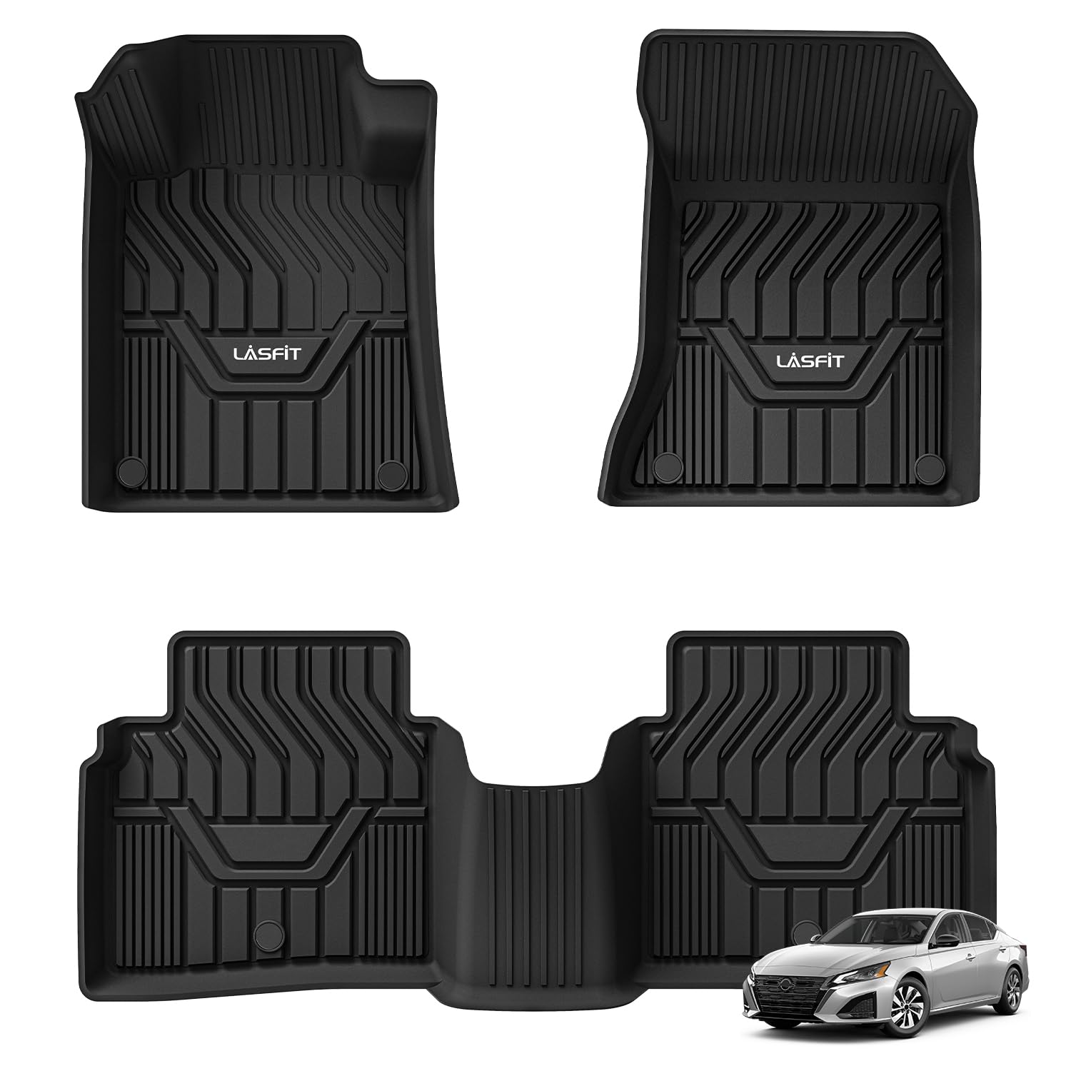 LASFIT Altima mats include anti-slip studs for safer entry and exit.