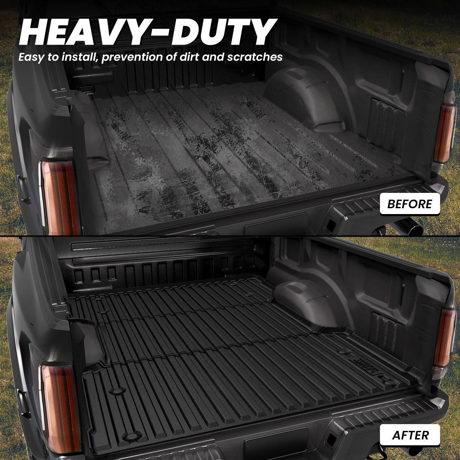 LASFIT bed mat in all-weather TPE stands up to heat and cold.