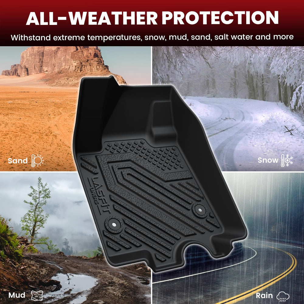 LASFIT Equinox EV easy-clean surface resists mud and spills