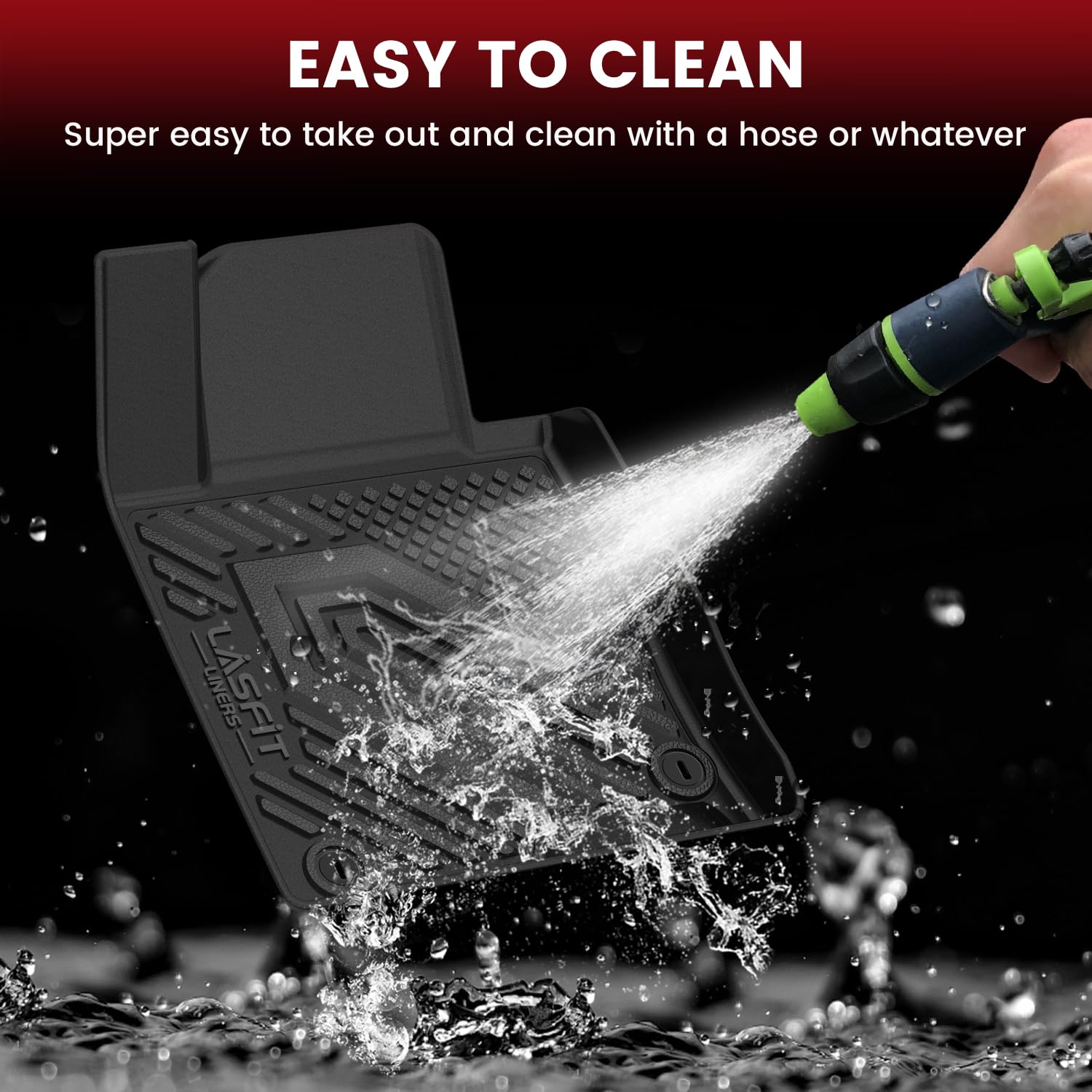 LASFIT easy-clean design makes quick maintenance simple.