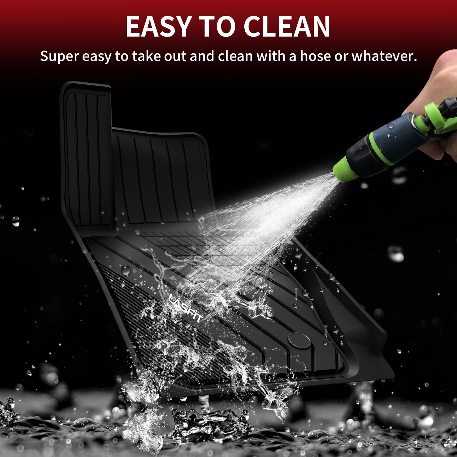 LASFIT G20 floor liners minimize odors with TPE material