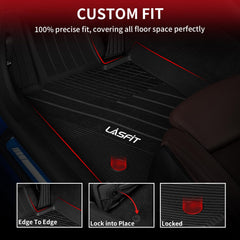 LASFIT TPE close-up shows durable, odor-free interior protection
