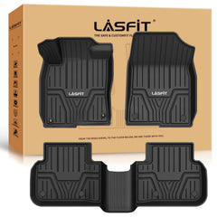 LASFIT Honda Civic floor mats, driver-side close-up showing premium spill protection