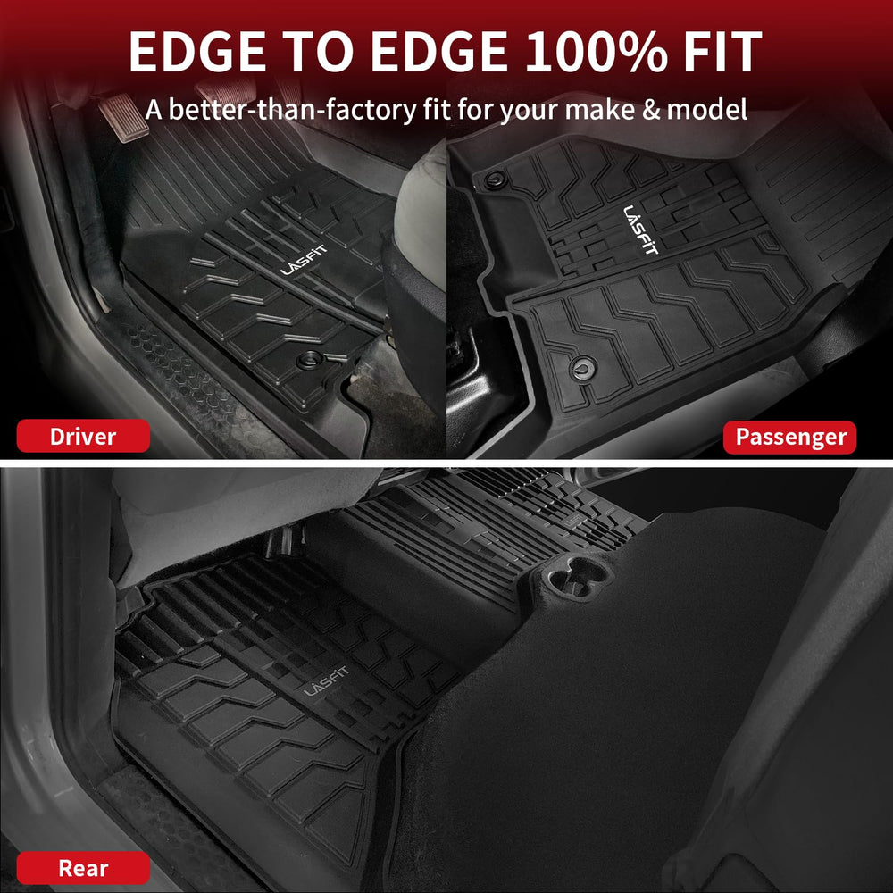 LASFIT mats for Ram Classic Crew Cab with full coverage and easy cleaning
