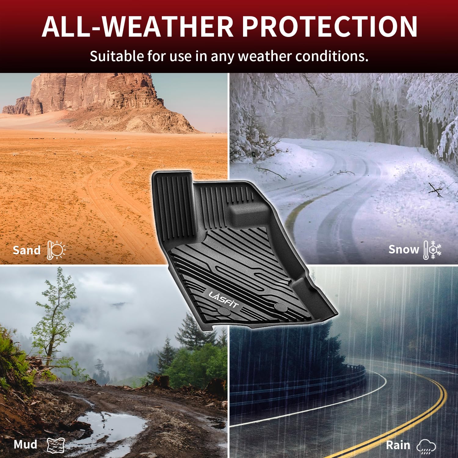 LASFIT recyclable TPE material combines durability and eco-friendliness.