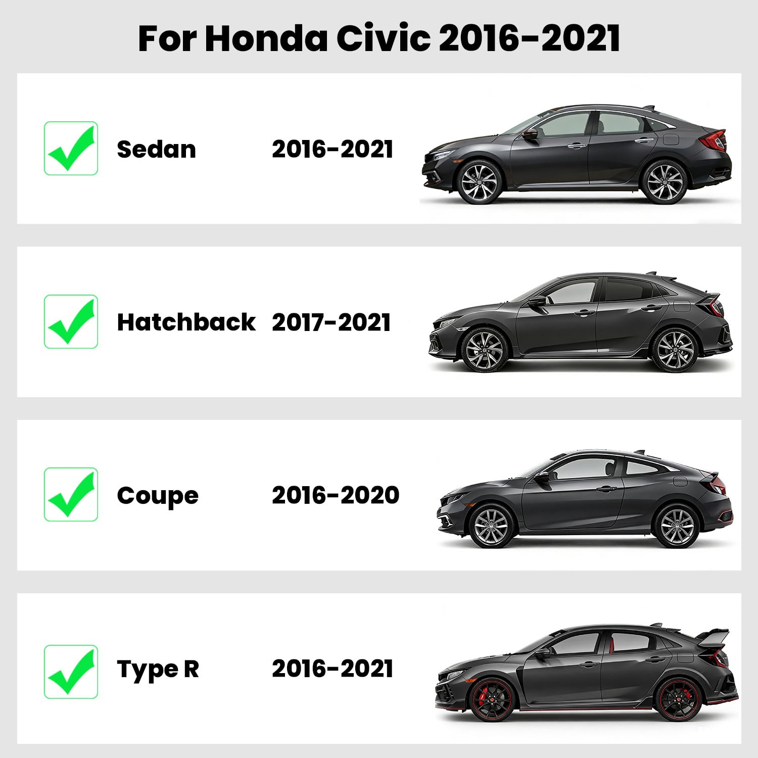 LASFIT Honda Civic hatchback full-coverage mats shield carpet from mud