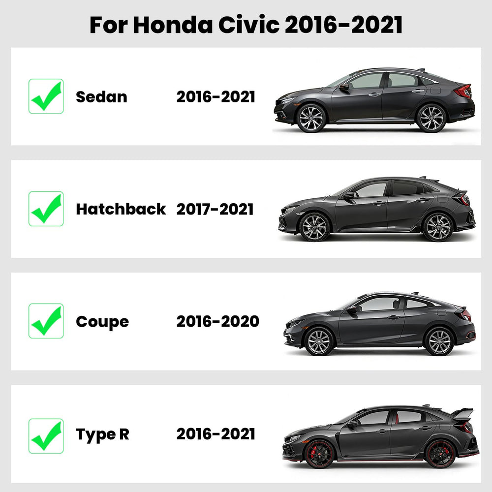 LASFIT Honda Civic hatchback full-coverage mats shield carpet from mud