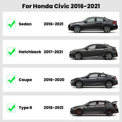 LASFIT Honda Civic hatchback full-coverage mats shield carpet from mud