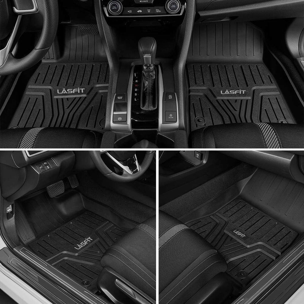 LASFIT Honda Civic hatchback pet-hair protection simplifies cleanup after trips