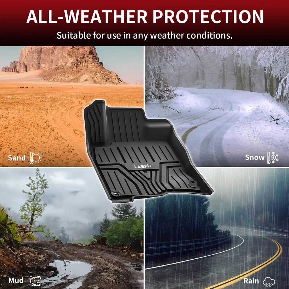 LASFIT Honda Civic sedan buckle-design mats secure during rides