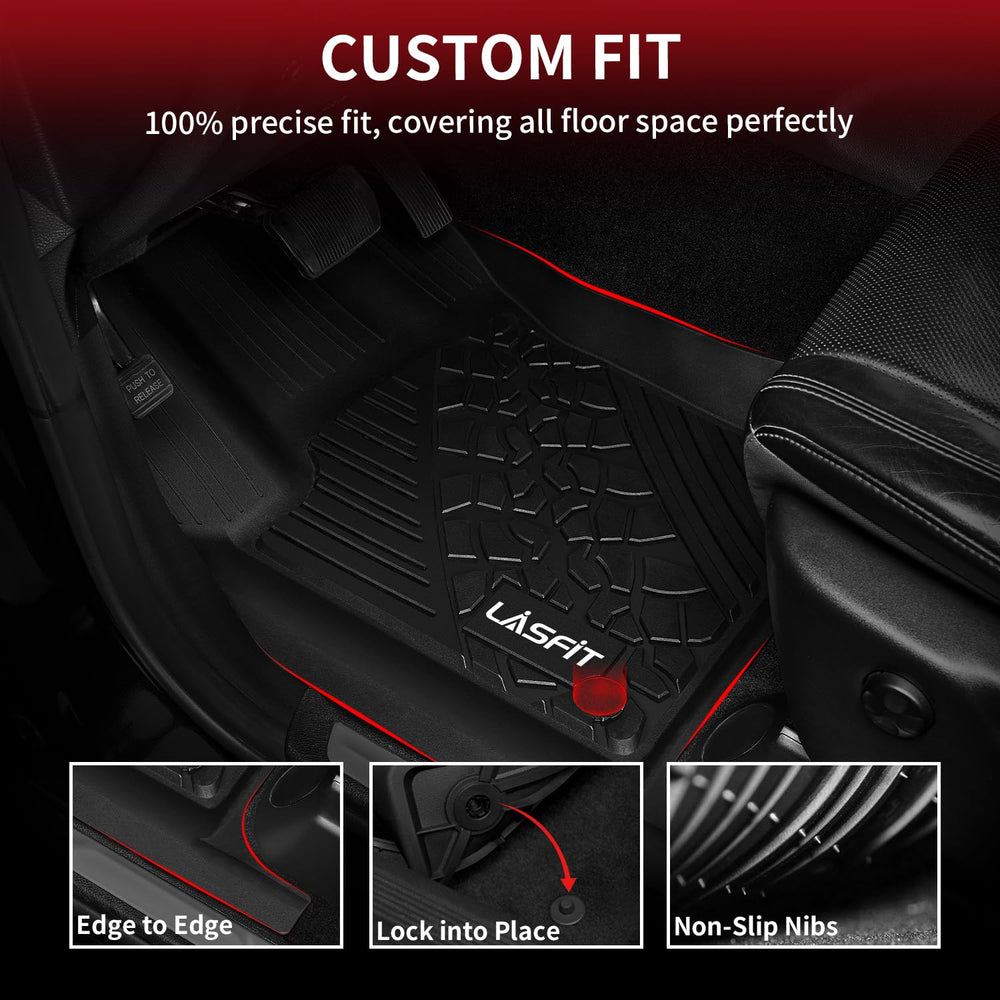 LASFIT easy-cleaning floor mats simplify maintenance after daily wear in Grand Cherokee.