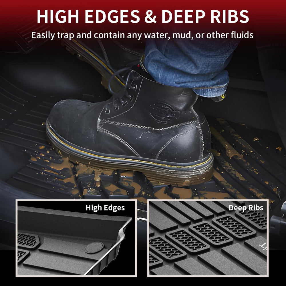 LASFIT Jeep Grand Cherokee L cargo trunk mat shields cargo area from spills.