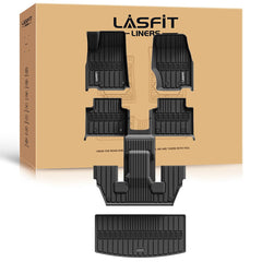 LASFIT Jeep Grand Cherokee L front mats with edge-to-edge fit protecting interiors.