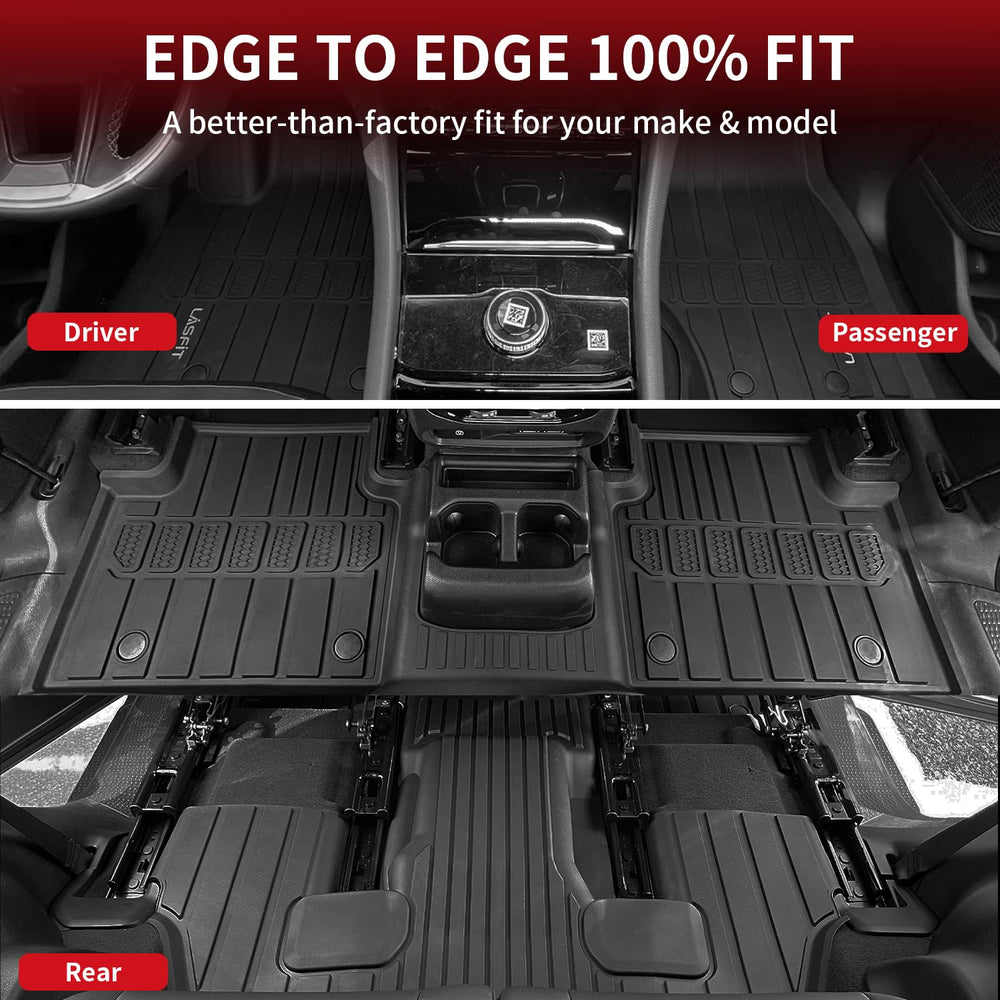 LASFIT raised edges contain spills and keep floors dry in Jeep GC L.