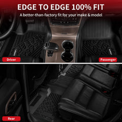 LASFIT rear cargo mat for Jeep Grand Cherokee protects cargo space from dirt and spills.