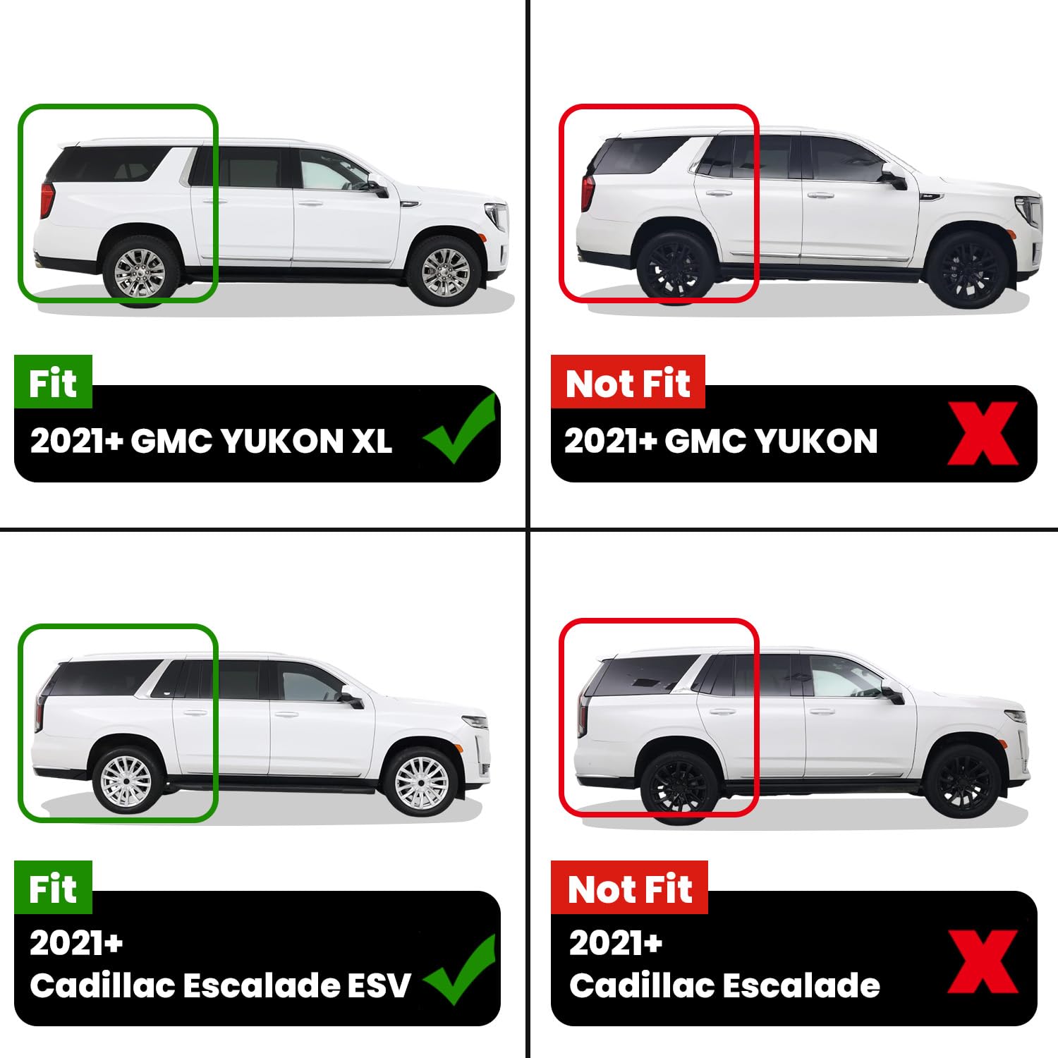LASFIT floor mats with raised edges for Yukon XL guard against spills and dirt.