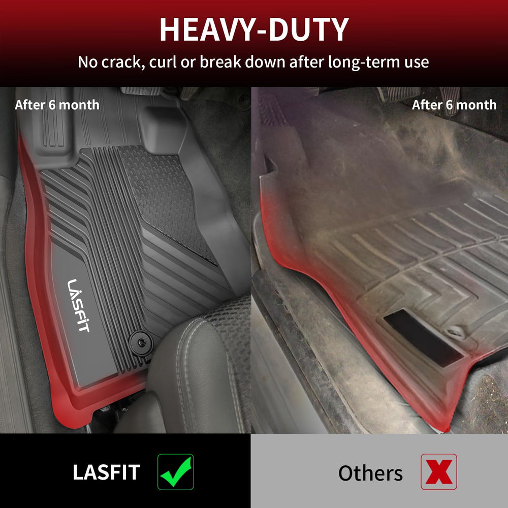 Easy-to-clean liners resist curling and stay in place during daily driving.