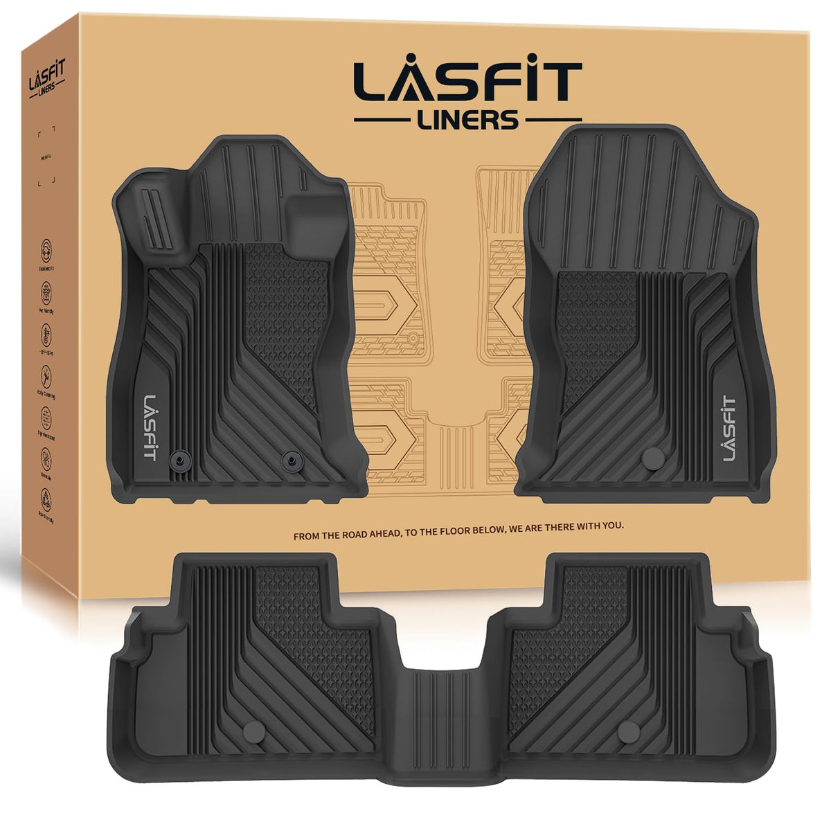 LASFIT floor mats for Subaru Forester deliver a precise custom fit.