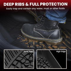 LASFIT all-weather floor mats offer soft-touch feel and easy maintenance