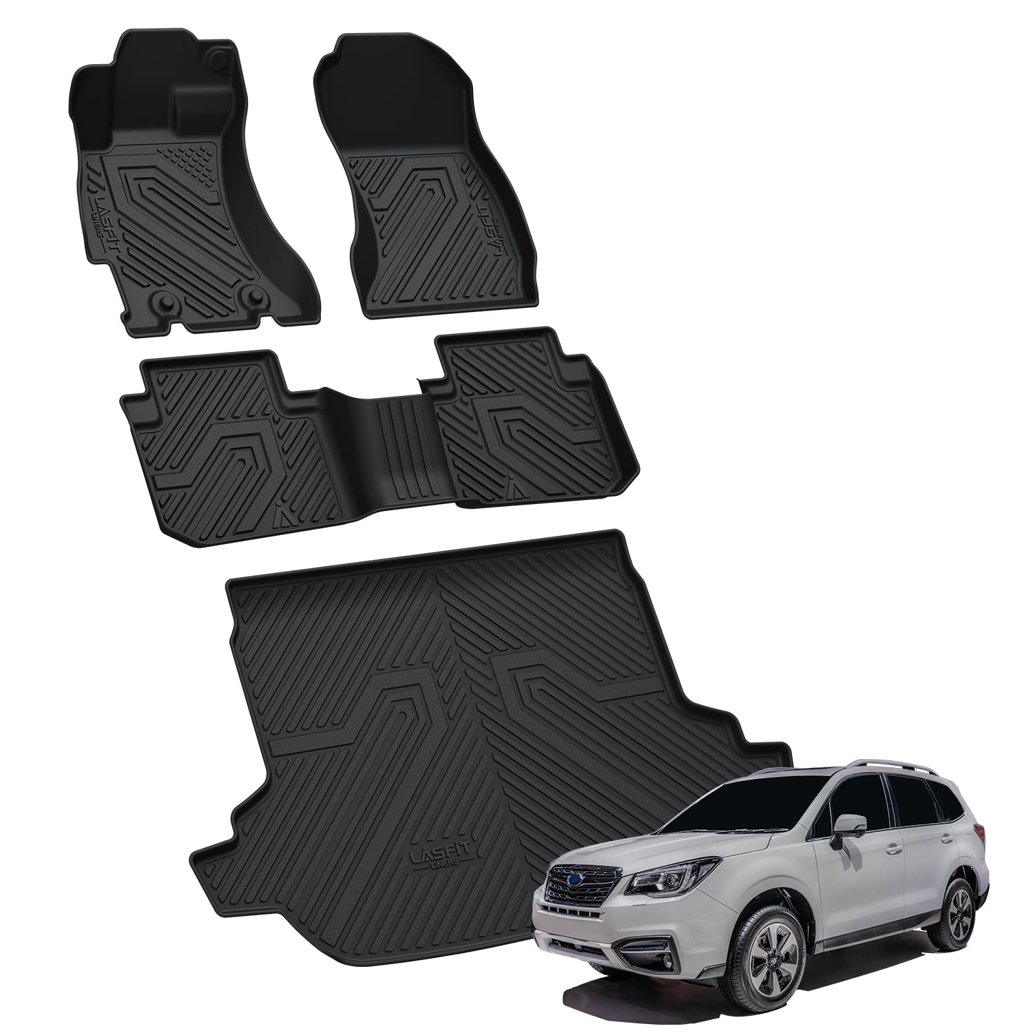 LASFIT Forester cargo mat enhances interior protection for gear and pets