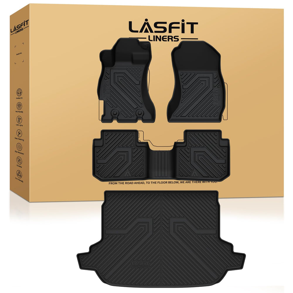 LASFIT Forester floor mats front row provide full coverage and easy cleaning