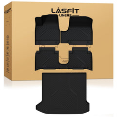 LASFIT Ioniq 5 floor mats full coverage protecting the cabin footprint
