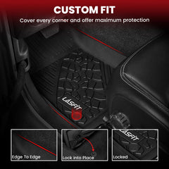 LASFIT cargo mat protects trunk area for gear and cargo in Wrangler 4xe