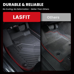 LASFIT cargo mat keeps trunk clean and organized in Kia Telluride.