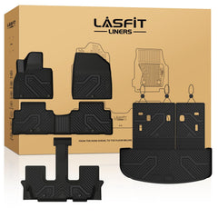 LASFIT Kia Telluride floor mats full set offering full coverage and all-weather protection.