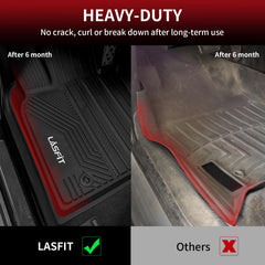 LASFIT Lexus GX460 2014-2023 2nd-row mats protect seats from moisture and dirt.