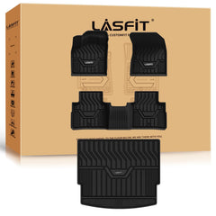 LASFIT Nissan Rogue floor mats full set with custom fit protects interior for 2021-2026