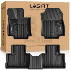 LASFIT RAV4 floor mats with custom fit protect carpets from dirt and spills.