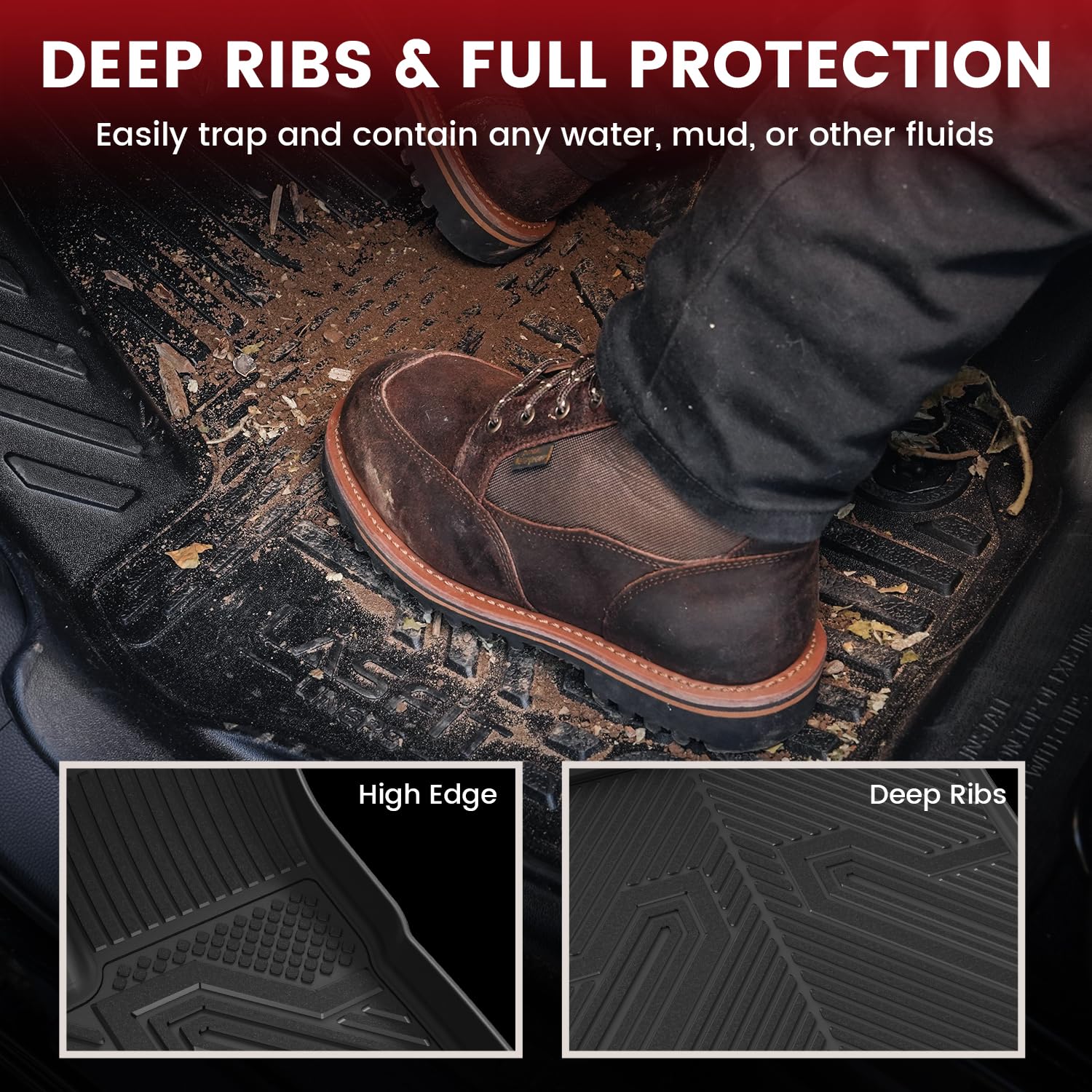 LASFIT durable recyclable TPE material offers soft touch and skid resistance.