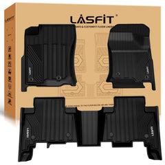 LASFIT Toyota 4Runner 2013-2024 1st-row mats protect passengers from dirt and spills.