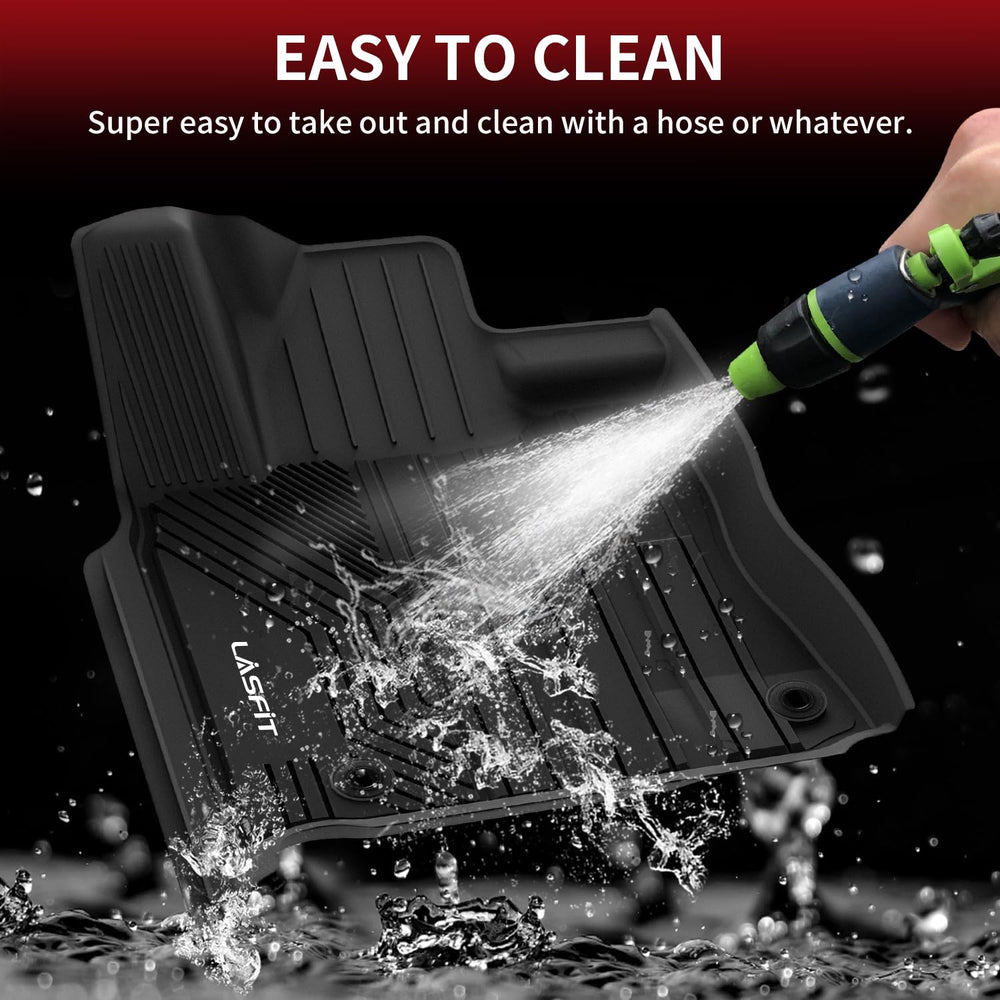 LASFIT front and rear mats are easy to clean after outdoor adventures