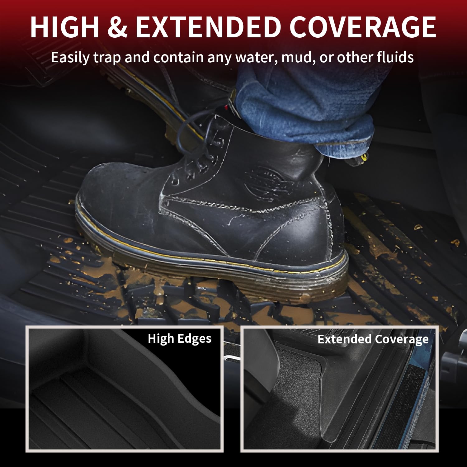 LASFIT TPE material provides soft touch and durable protection for CrewMax mats