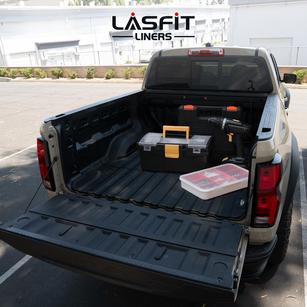 LASFIT bed mat ships folded; sun exposure smooths wrinkles
