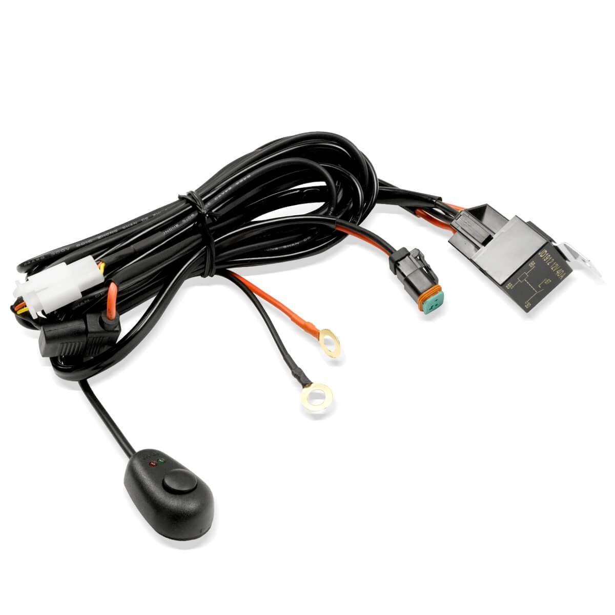 LASFIT wiring harness 10ft overview for easy installation and flexible reach.