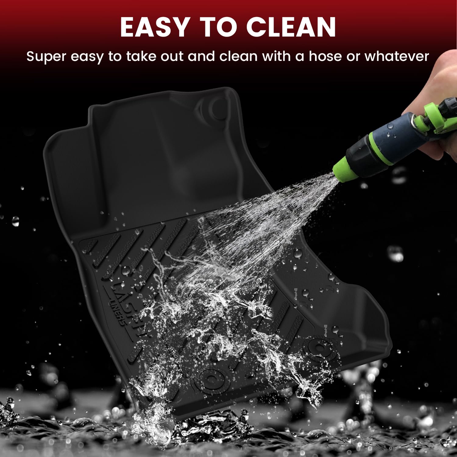 LASFIT WRX floor mats deliver all-weather protection in snow and rain